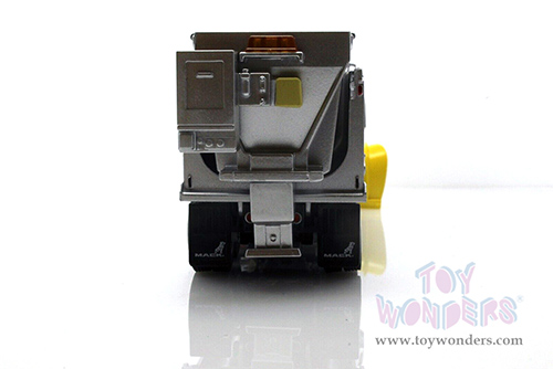 Greenlight - Mack Granite Dump Truck with Snow Plow & Salt Spreader - Arlington Heights, Illinois Public Works (2019, 1/64 scale diecast model car, Red/Silver) 30336/48